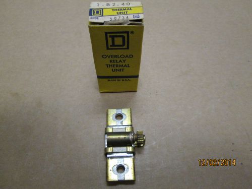 New square d b2.40 heater element for overload relay. for sale