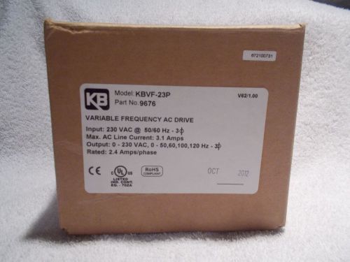 KB Electronics KBVF-23P (9676) Variable Frequency AC Drive