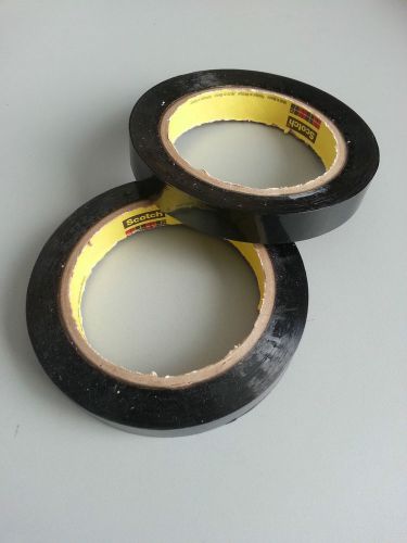 3m 850 black polyester tape w/acrylic psa 5/8&#034; x 72&#039; for sale