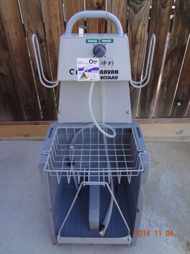 Ecolab oasis caravan mobile dilution system cleaning cart for sale