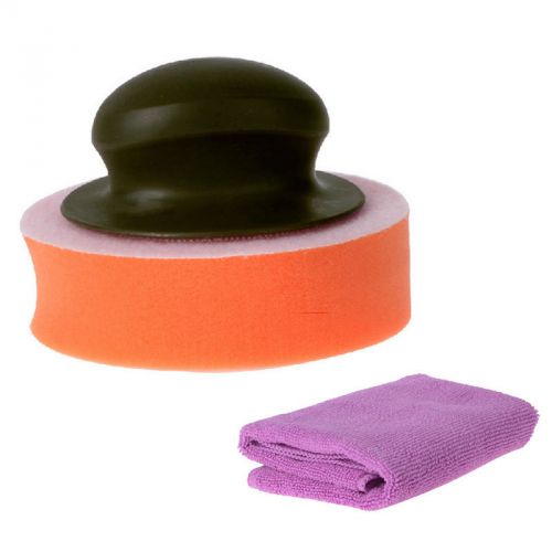 Foam wax polishing pad kit for car wax polisher with towel car wash sponge caes3 for sale
