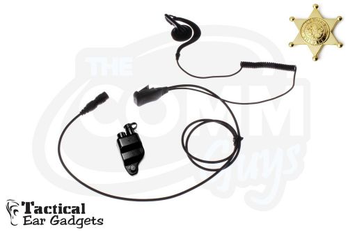 Quick release earpiece owl lapel mic harris unity xg25 xg75 p5300 p7300 radio for sale