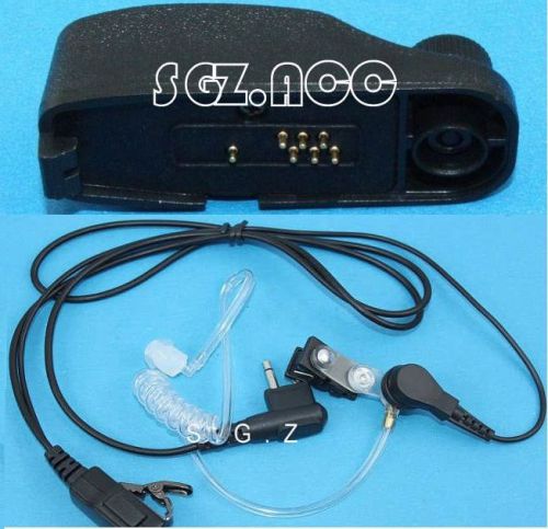 Connector Adapter Block 2-Pin +Headset/Earpiece Motorola Radio P8268 P8200 P8208