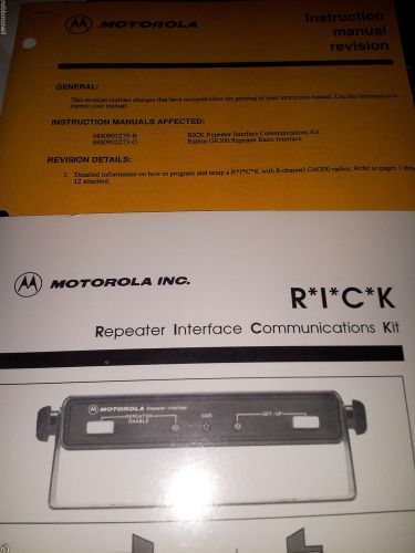Motorola GR300 Repeater RICK Setup Manual  6880901Z79-B