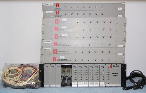 Lot- smartrunk ii 2 st-510 switch, st853 trunking controller, st-100 multiplexer for sale