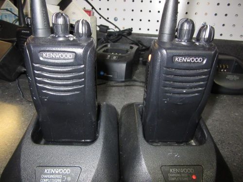 Kenwood tk-3360g uhf portable, rapid charger, antenna and battery, pack of 2 for sale