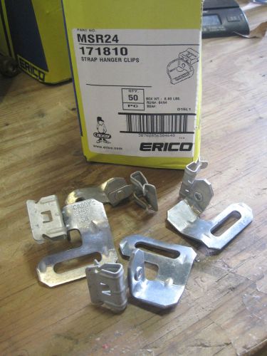 Caddy erico bx(50) msr24 1/8 - 1/4 flange pipe strap hanger clips 171810 new for sale