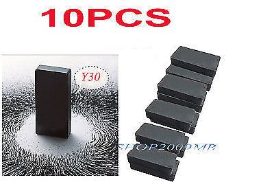 10pcs Strong Block Cuboid Rare Earth Permanent Neodymium Magnets  47x22x10MM