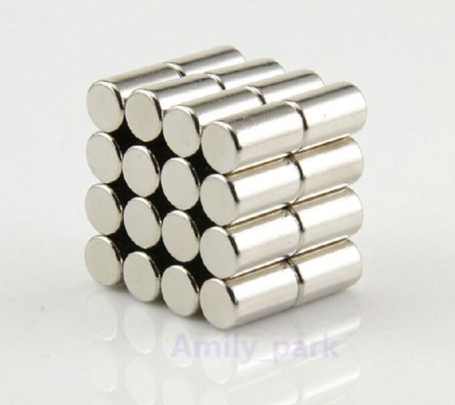 100pcs N50 6x10mm Super Strong Round Disc Cylinder Magnets Rare Earth Neodymium