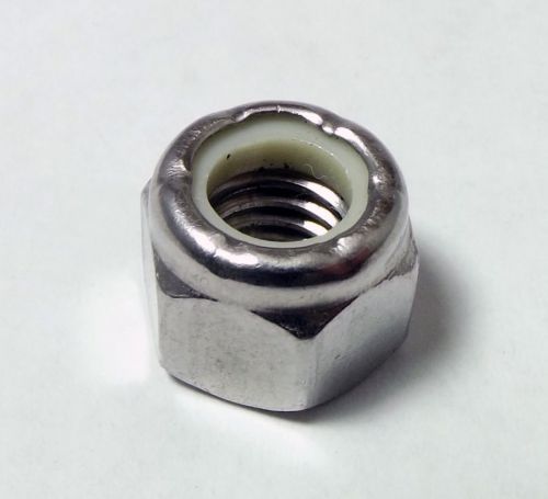 (cs-800-036) (3 qty) nylock hex locknut 3/8-16 stainless steel for sale