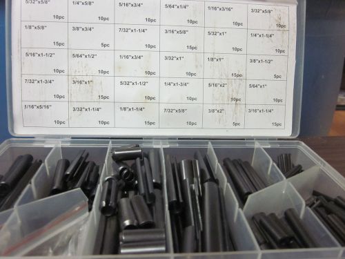 315pc G INDUSTRIAL TOOL BLACK ROLL PIN ASSORTMENT SET 30 DIFFERENT SIZES RPA-315