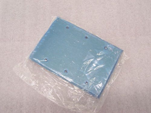 Lot of 2 / leviton 3-gang blank stainless steel box mount 84033-40 for sale