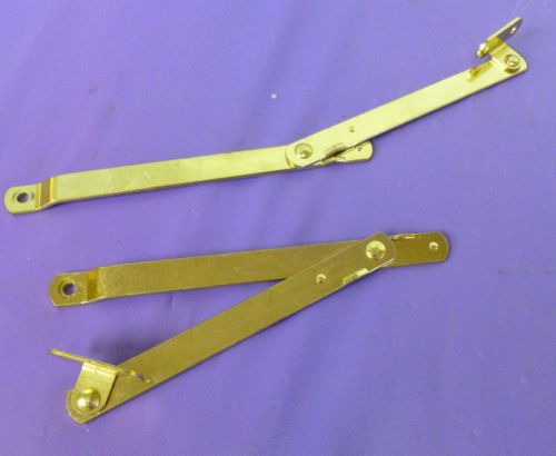 4 pairs brass lid support brackets/stay center pivot 10&#034; for sale