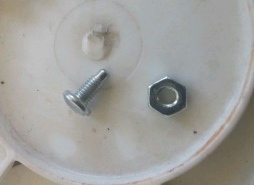 #10/32 X1/2 round head dog point screw (combo drive) (1,000pcs) zinc