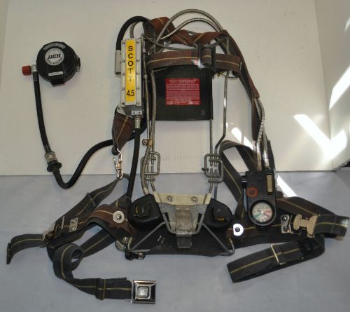 Refurbished scott wireframe 4.5 scba firefighter air pak pack 1997 ed (pak only) for sale