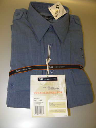5.11 tactical shirt 31023 short sleeve poly/rayon uniform shirt womens lg gray for sale