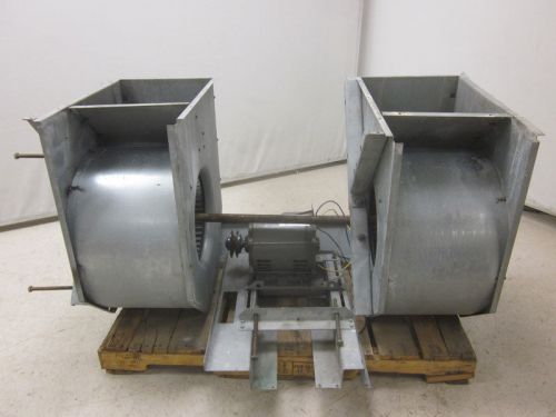 A.o. smith 6-hp 3-ph dual squirrel cage blower exhaust fan 3-ph motor 1715-rpm for sale
