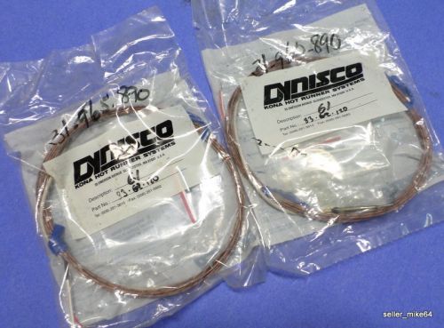 Dynisco 83-61-120 thermocouple hot runner, lot of 2, nnb for sale
