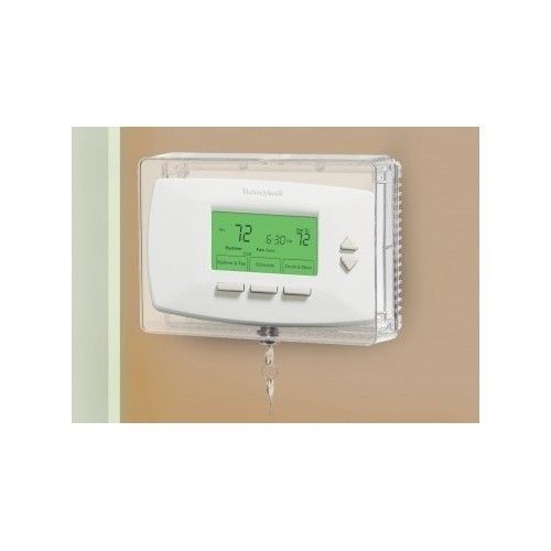 Secure Thermostat Clear Cover Lock Locking Universal Fit Home Business