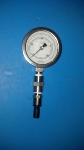 Noshok 160 psi gauge 316ss tube &amp; socket certified date 2/4/14 due 2/4/15 for sale