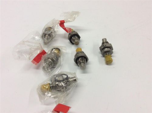 Schrader stanley tamper hydraulic valve &amp; stem assembly 6pc parts lot 4361s for sale