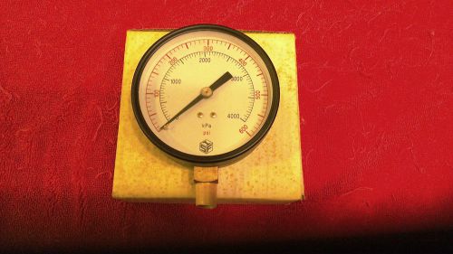 4&#034;  pressure gauge 0 to 600 psi 1/4&#034; npt new good quality (4) gauges for sale