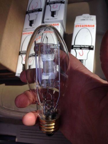 Five Used 100 Watt Metal Halide Light Bulbs Medium Base,sylvania,philips,Clear