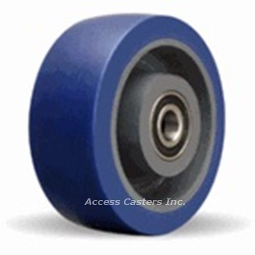 W-520-SPB-1/2 5&#034; x 2&#034; Poly-Soft Polyurethane on Cast Iron Wheel, 840 lb Capacity