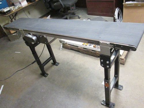 Dorner 2200 conveyor 71&#034;x12&#034;x48&#034; adjustable height incline with speed controls for sale