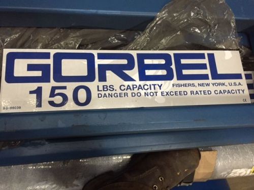 Gorbel 150 Ibs Capacity Free Standing Crane