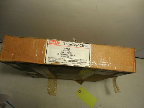 Rex table top chain 1700 brown 1.968 10ft. for sale