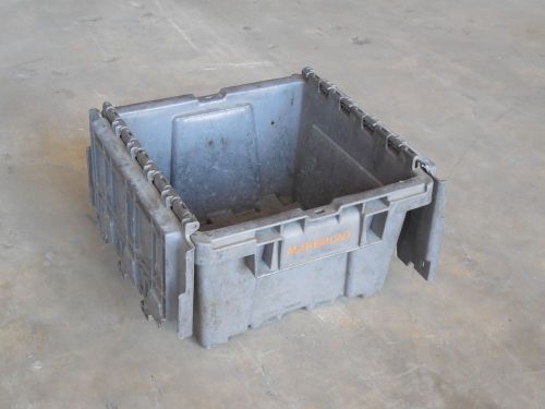 Buckhorn Nesting Stack Stackable Bin Tote Crate Storage Container w/ Lid 12x11x7