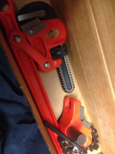 Ridgid 31375 2-inch heavy-duty compound leverage wrench ridgid. pipe wrench. for sale