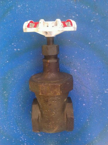 Toyo valve red white  2&#034; gate valve brass 125 s 200 wog fig no 291 class 125 for sale