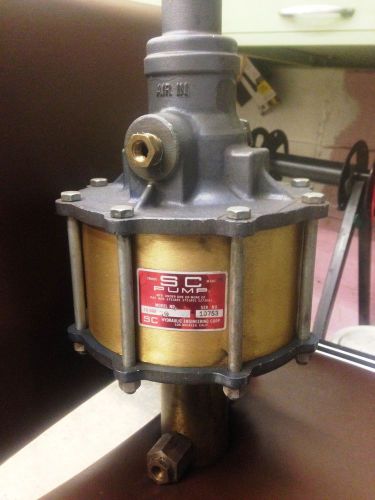 Sc hydraulic engineering model: 10-600 (30/1) air driven hydraulic pump for sale