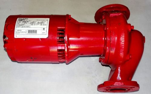 Bell &amp; gossett 2&#034; series 60 3/4 hp in line centrifugal pump 95 gpm 2x5.25 4 3/8 for sale