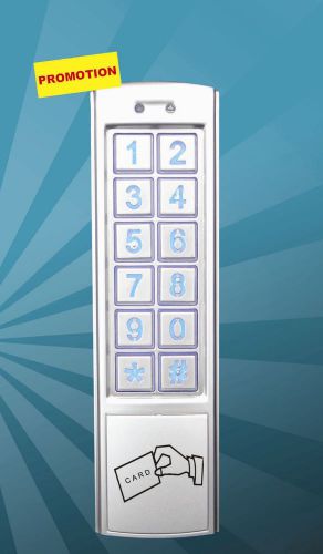 Standalone narrow access control keypad + rfid 125khz in one for sale