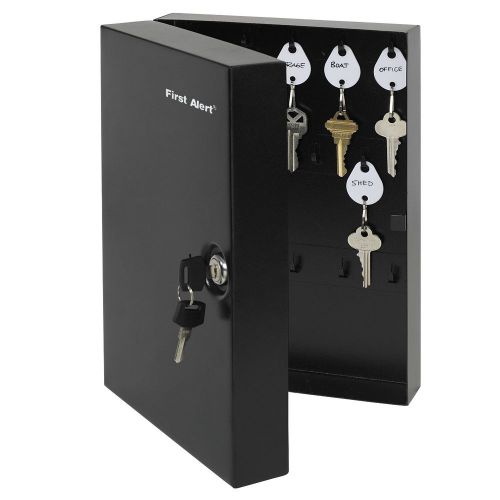 First Alert Key Cabinet Lock Security Storage Organizer Box Steel Safe Secure