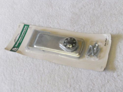 Everbilt 6 in. zinc plated combination lock safety hasp  heavy duty for sale