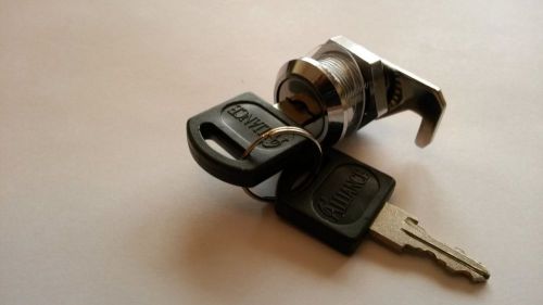 (1) alliance 5/8 cam lock for cabinets, drawers, mail box, etc.. 2 black keys for sale