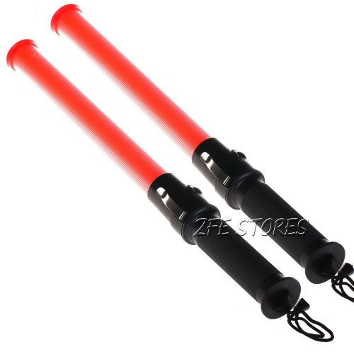 2pcs outdoor traffic safety light baton warning led light road safety control for sale