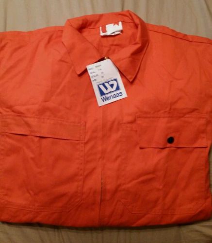 Mens Wenaas Orange Cotton Coverall (Size 36)