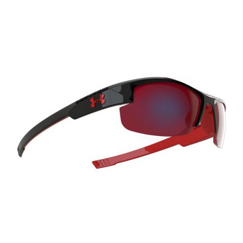 Under armour 8600048-6001 nitro l shiny black frame w/red rubber gray w/infrared for sale