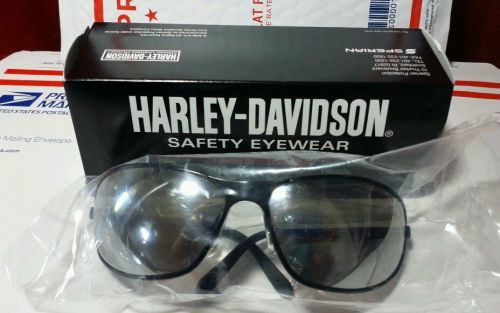 HARLEY DAVIDSON SAFETY EYEWEAR HD513 Safety Glasses, Scratch Resistant, Silver