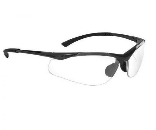 Bolle 40044 contour saftey glasses with clear lens and rubber nose pads for sale