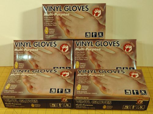 Vinyl Gloves Powder Free Netcare NonSterile Foodservice SMALL 500 left or right