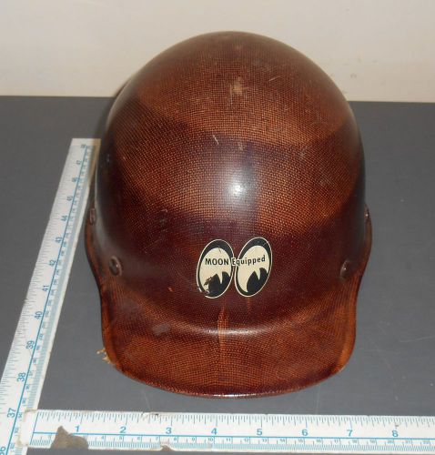 MSA Skullgard Cap Style Hard Hat. Natural Tan vintage antique construction mine