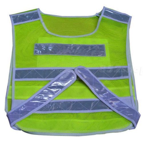 Grass transportation grid mesh vest reflective vest warning safety vest shpn for sale