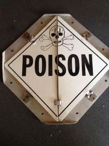 Truck Safety/Hazard Sign Explosives Poison Corrosives Flammable Changeable!