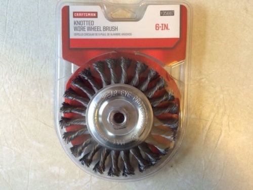 Craftsman 6-in Knotted Wire Wheel Brush